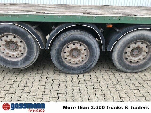 General Trailer SYY3FP Plattformauflieger, Liftachse Semirremolques de caja de lona