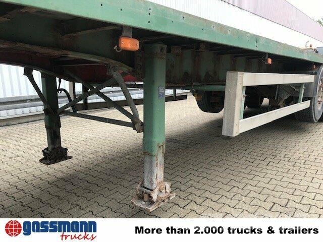 General Trailer SYY3FP Plattformauflieger, Liftachse Semirremolques de caja de lona