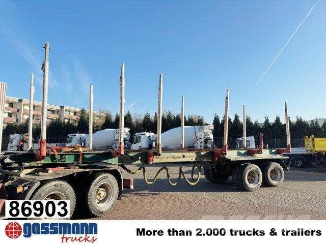 Glogger GSV 34, Lenk-/Liftachse, ausziehbar Timber semi-trailers
