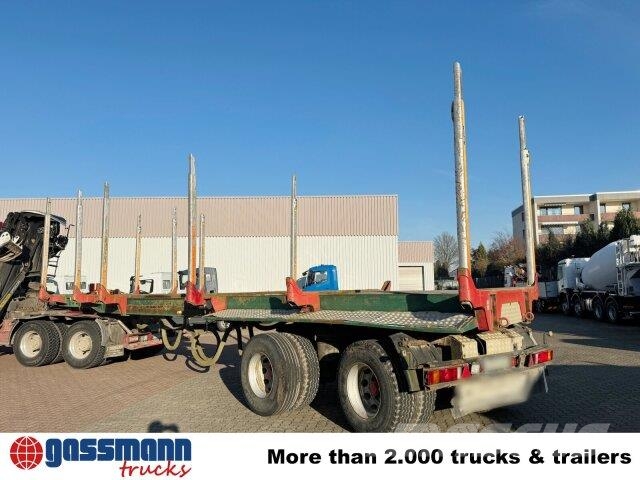 Glogger GSV 34, Lenk-/Liftachse, ausziehbar Timber semi-trailers