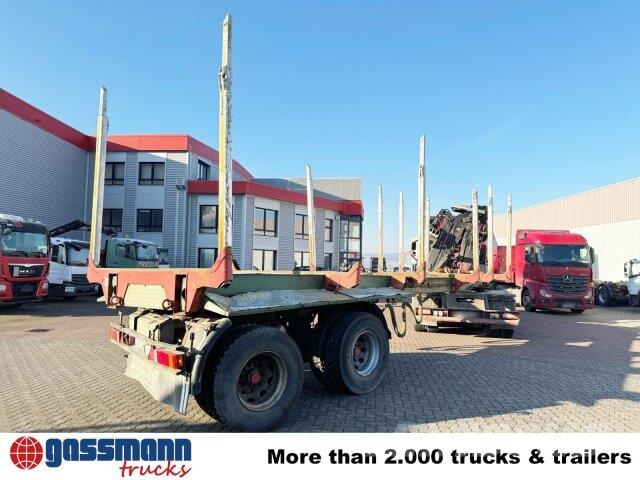 Glogger GSV 34, Lenk-/Liftachse, ausziehbar Timber semi-trailers