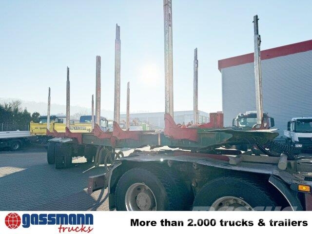Glogger GSV 34, Lenk-/Liftachse, ausziehbar Timber semi-trailers