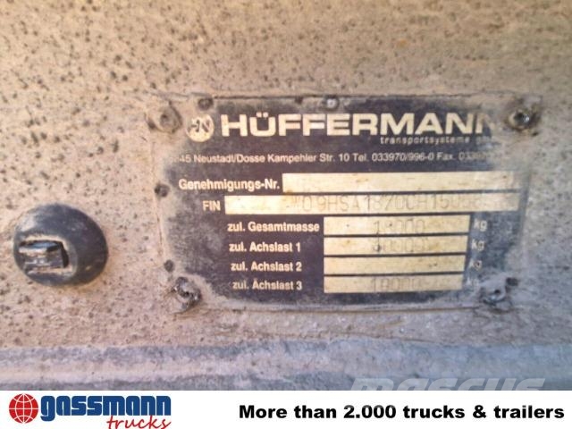 Hüffermann HSA 18.70 Schlittenabroller Other trailers