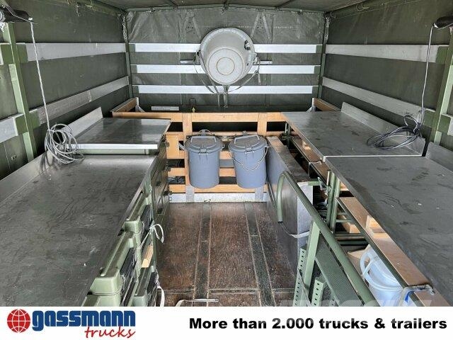 Iveco 110-17 AW 4x4, Ex-Bundeswehr, Küche 平板式/側卸式卡車
