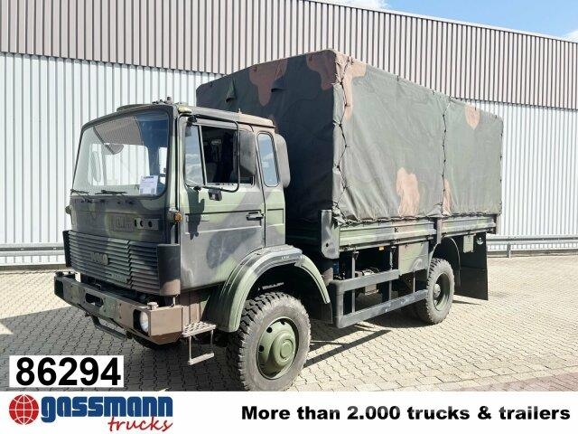 Iveco 110-17 AW 4x4, Ex-Bundeswehr, Küche 平板式/側卸式卡車