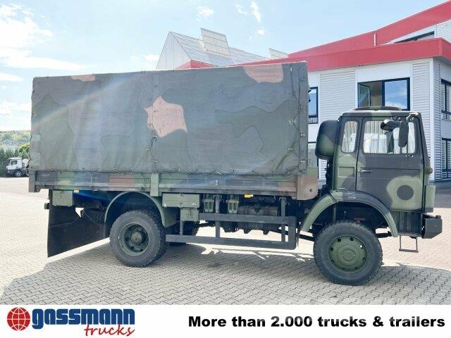 Iveco 110-17 AW 4x4, Ex-Bundeswehr, Küche 平板式/側卸式卡車