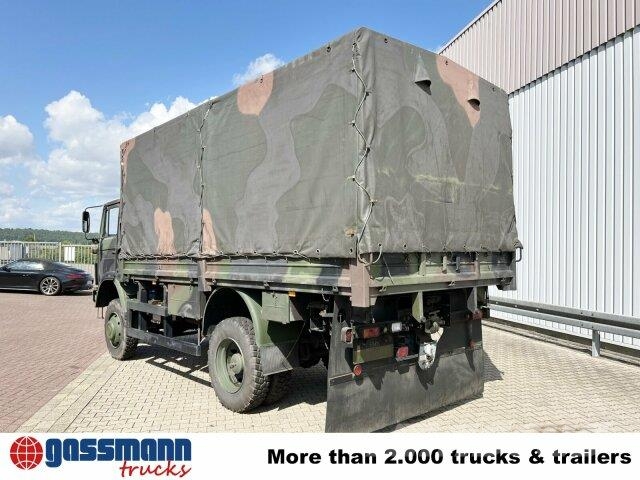 Iveco 110-17 AW 4x4, Ex-Bundeswehr, Küche 平板式/側卸式卡車