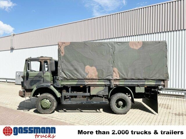 Iveco 110-17 AW 4x4, Ex-Bundeswehr, Küche 平板式/側卸式卡車