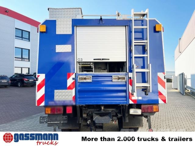Iveco 120-23 AW 4x4 Doka, V8-Motor, Gerätewagen, 平板式/側卸式卡車