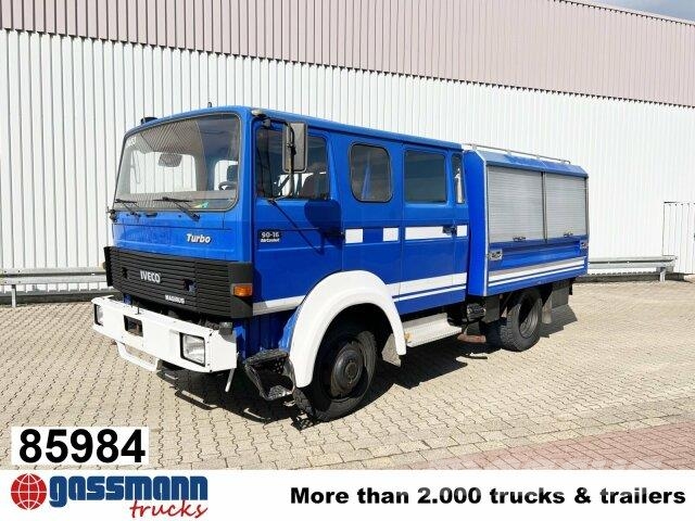 Iveco 90-16 AW 4x4 Doka, 20x VORHANDEN, Mannschaftswagen 平板式/側卸式卡車