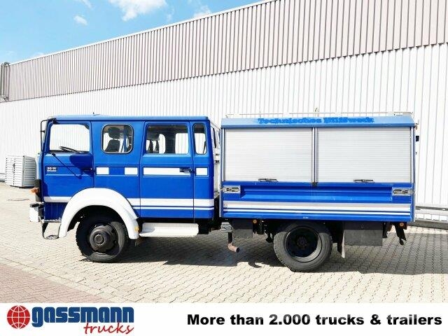 Iveco 90-16 AW 4x4 Doka, 20x VORHANDEN, Mannschaftswagen 平板式/側卸式卡車