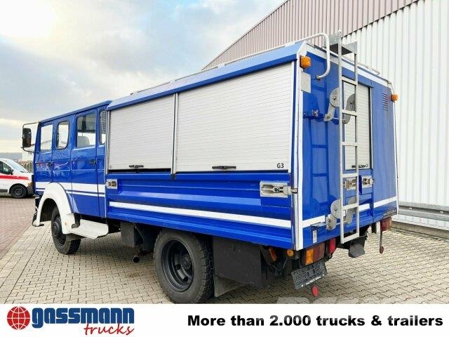 Iveco 90-16 AW 4x4 Doka, Mannschaftswagen 平板式/側卸式卡車