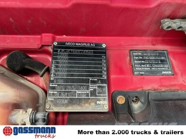 Iveco Euro Tech 410EH42 8x8, Fahrgestell 平板车
