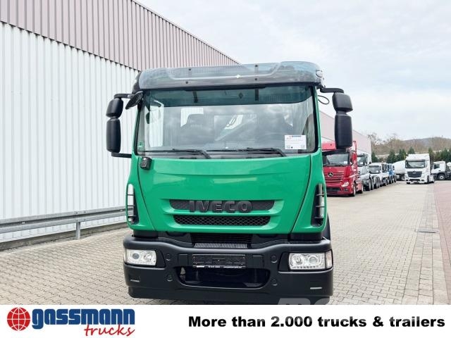 Iveco EuroCargo ML160E28 4x2 mit Kran Hiab XS 088 ES-2 Tipper trucks