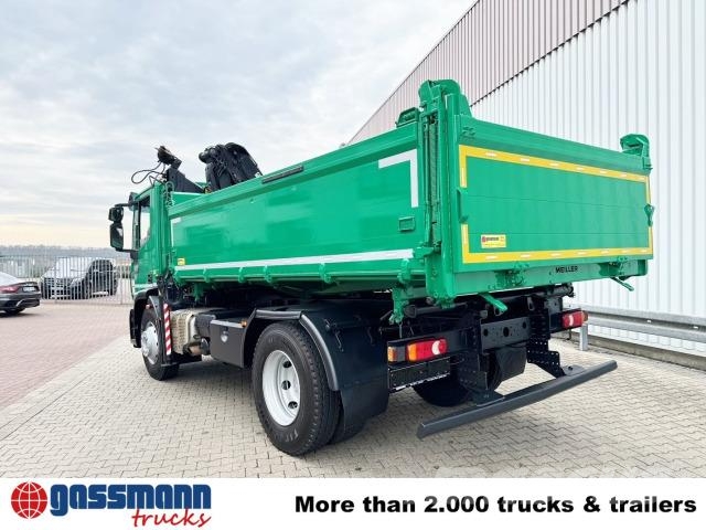 Iveco EuroCargo ML160E28 4x2 mit Kran Hiab XS 088 ES-2 Tipper trucks
