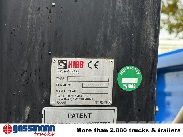 Iveco EuroCargo ML160E28K 4x2, Kran Hiab 099E-3 HiDuo, Camion benne