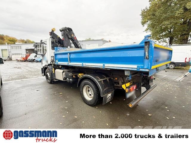Iveco EuroCargo ML160E28K 4x2, Kran Hiab 099E-3 HiDuo, Camion benne
