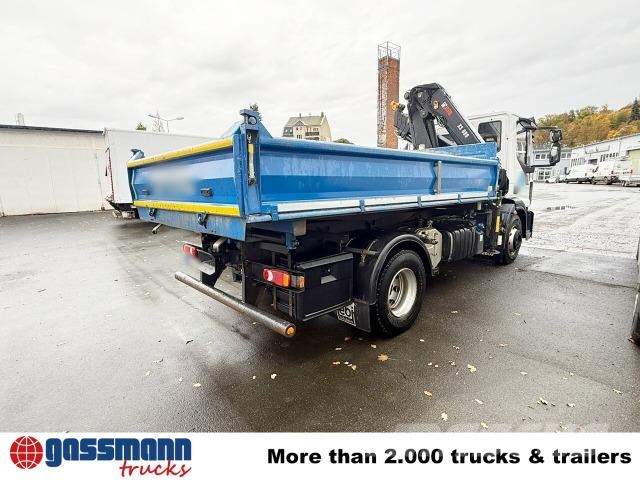 Iveco EuroCargo ML160E28K 4x2, Kran Hiab 099E-3 HiDuo, Camion benne