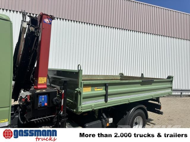 Iveco ML100E19 4x2, Kran HMF 810-K2, 2x AHK Φορτηγά Ανατροπή