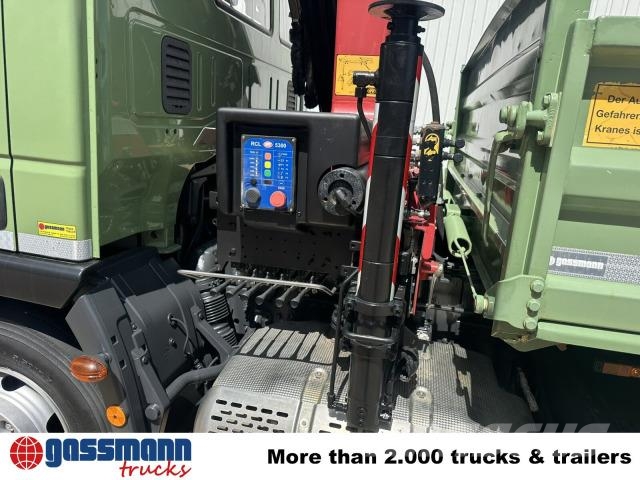 Iveco ML100E19 4x2, Kran HMF 810-K2, 2x AHK Φορτηγά Ανατροπή