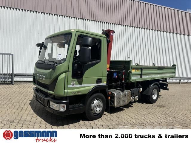 Iveco ML100E19 4x2, Kran HMF 810-K2, 2x AHK Φορτηγά Ανατροπή