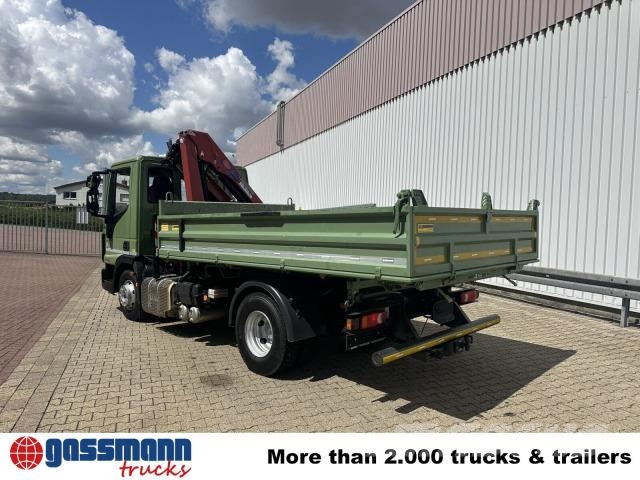 Iveco ML100E19 4x2, Kran HMF 810-K2, 2x AHK Φορτηγά Ανατροπή