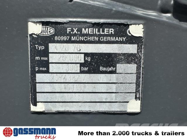Iveco Stralis AD260S36 6x2/4, EEV, Meiller RK 20.70, Camiones elevadores de gancho