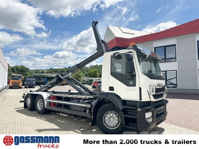Iveco Stralis AD260S36 6x2/4, EEV, Meiller RK 20.70, Camiones elevadores de gancho