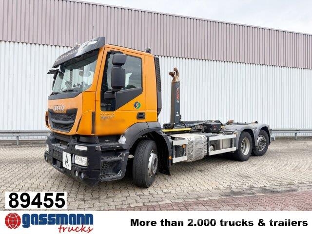 Iveco Stralis AD260S36Y/PS 6x2, Lenk-/Liftachse Hook lift trucks
