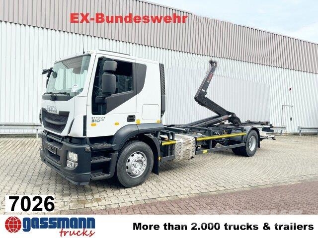 Iveco Stralis AT 190 S31FP-CM 4x2, LBW BÄR, 貨櫃框架卡車