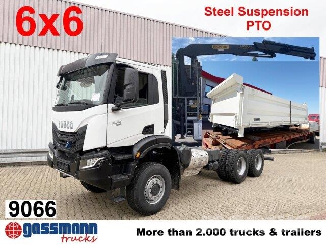 Iveco T-Way 360 6x6, Kran 12-21m/t Bañeras basculantes usadas