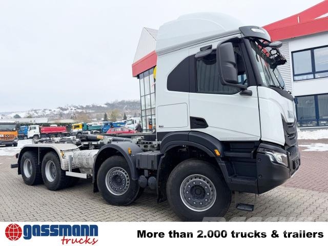 Iveco T-Way AT410T51/58 8x4, Retarder, 4x VORHANDEN! Koukkulava kuorma-autot