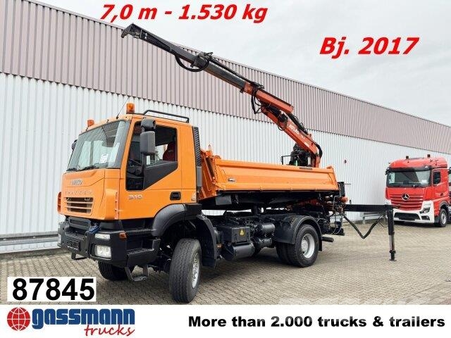 Iveco Trakker AD190T31W 4x4, absattelbarer Heckkran Tipper trucks