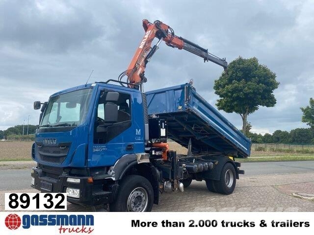 Iveco Trakker AD190T36 4x2, EEV, Kran Atlas AK 105.2-A2 Camiões basculantes