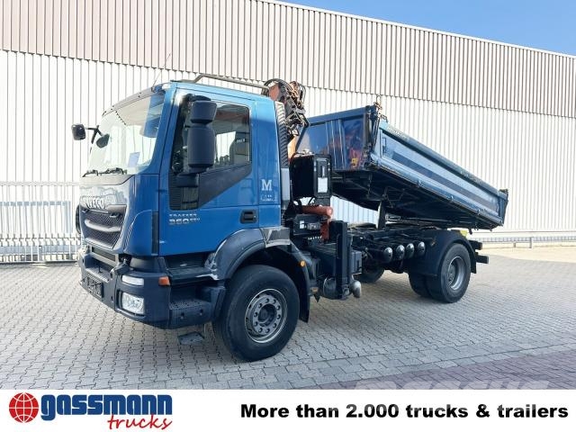 Iveco Trakker AD190T36 4x2, EEV, Kran Atlas AK 105.2-A2 Camiões basculantes