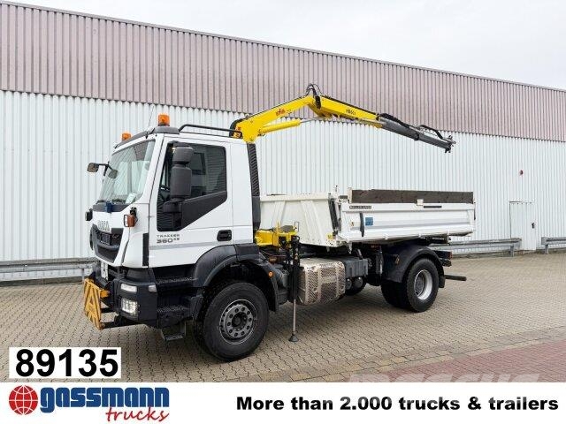 Iveco Trakker AD190T36 4x2, Kran, 自卸式货车