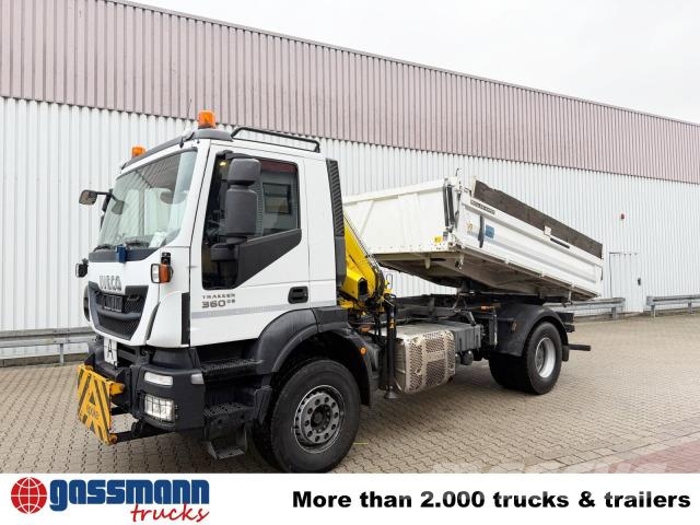 Iveco Trakker AD190T36 4x2, Kran, 自卸式货车