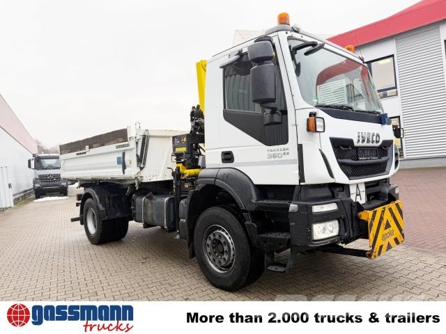 Iveco Trakker AD190T36 4x2, Kran, 自卸式货车