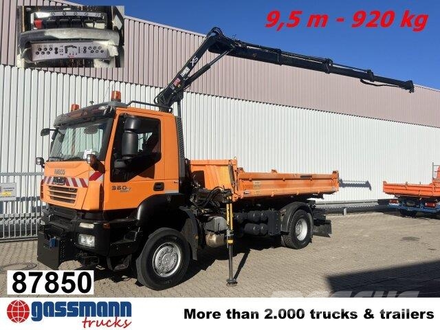 Iveco Trakker AD190T36WP 4x4, Kran, Tipper trucks