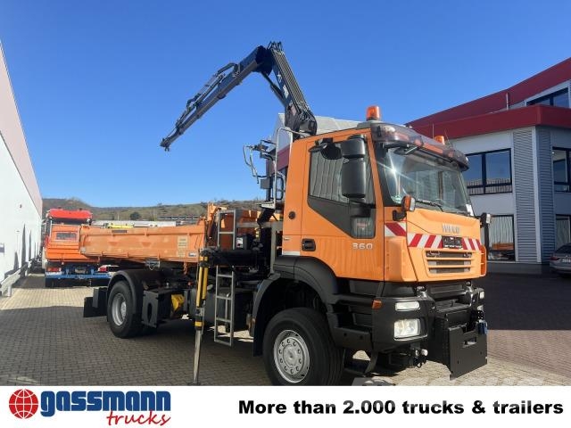 Iveco Trakker AD190T36WP 4x4, Kran, Tipper trucks