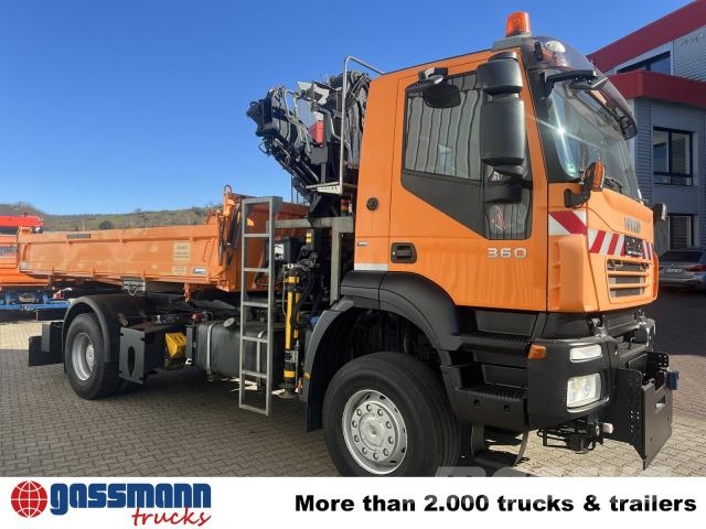 Iveco Trakker AD190T36WP 4x4, Kran, Tipper trucks