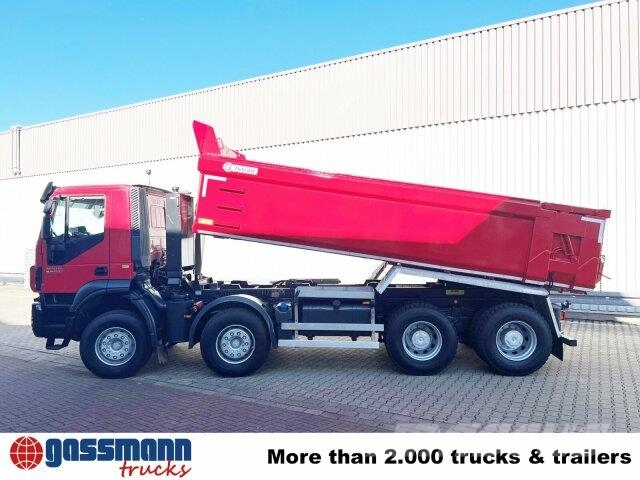 Iveco Trakker AD410T50 8x4, Stahlmulde ca. 16m³, hydr. Otros camiones