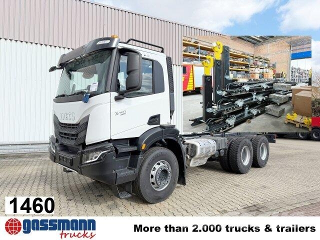 Iveco X-Way AD300X46Z 6x4, Retarder, Navi Hook lift trucks