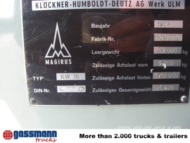 Magirus Deutz Magirus Uranus 250D 22 KW16 其他貨車