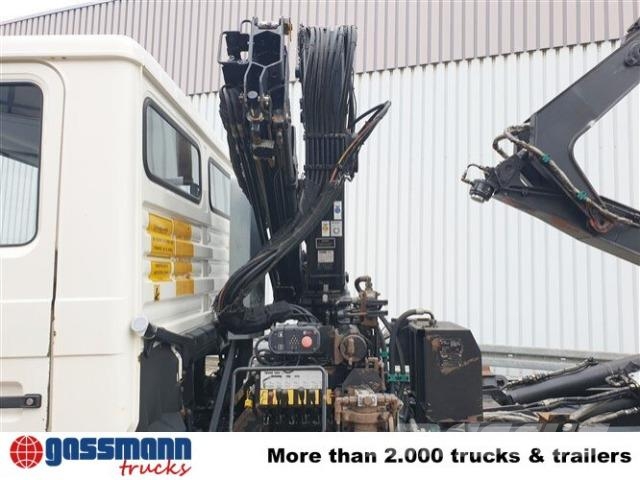 MAN 14.152 F 4x2 BB mit Kran Hiab 060-2 훅 리프트 트럭