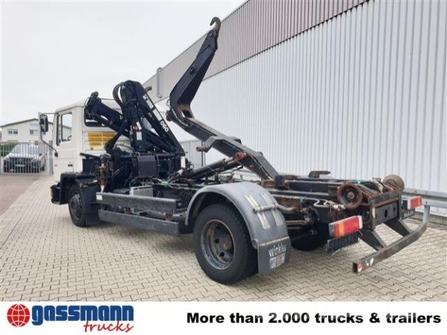 MAN 14.152 F 4x2 BB mit Kran Hiab 060-2 훅 리프트 트럭