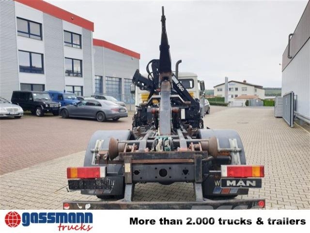 MAN 14.152 F 4x2 BB mit Kran Hiab 060-2 훅 리프트 트럭