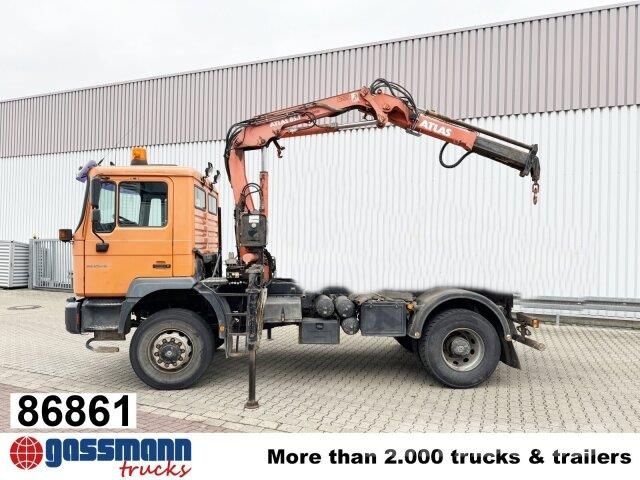 MAN 18.255 MAK 4x4 BB, Kran Atlas AK 85.1 A1 Kuorma-autoalustat