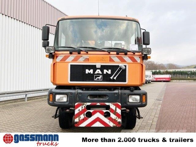 MAN 19.293 4x4 BL, Winterdienstausstattung, Kran Damperli kamyonlar