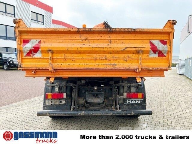 MAN 19.293 4x4 BL, Winterdienstausstattung, Kran Damperli kamyonlar